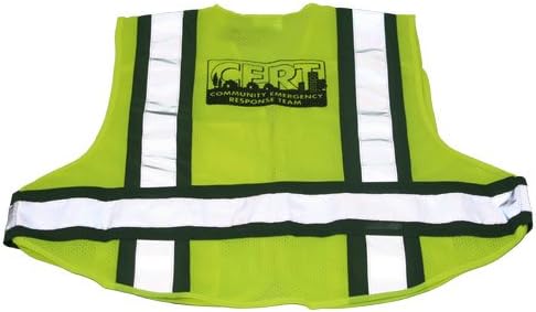 CERT 5-Point Breakaway Mesh Safety Vest - EMS Rated - size: Medium - X-Large