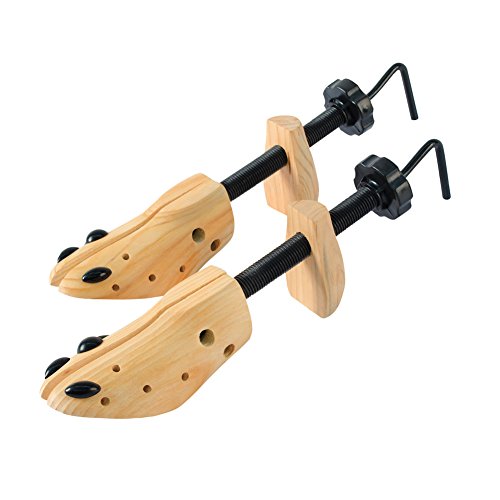 Professional Wooden Shoe Stretchers - Set Of 2 Large, Large, Brown, Size Large - Thumbnail 2