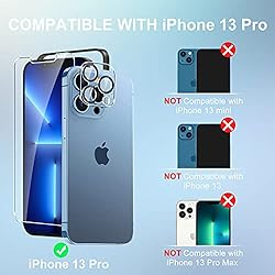 OUBA 2 Pack Screen Protector for iPhone 13 Pro