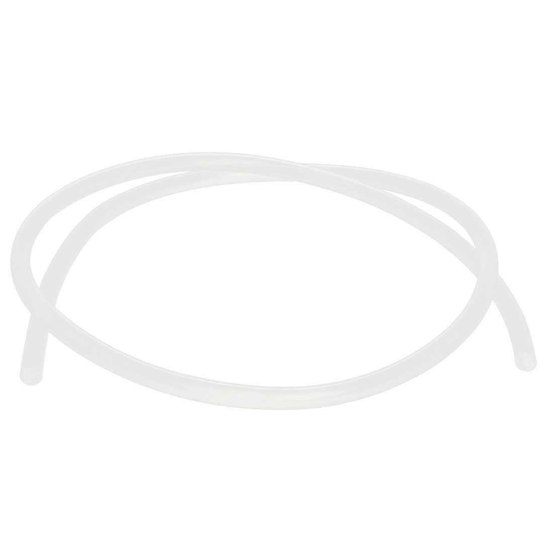 Sourcingmap 6mm x 8mm Silicone Vacuum Clear Tube Beer Water Air Pump Hose Pipe 1 Meter Long