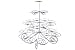 Circular Steel Cupcake Stand - Great for Birthdays, Weddings, Baby Showers, Centerpiece - 12