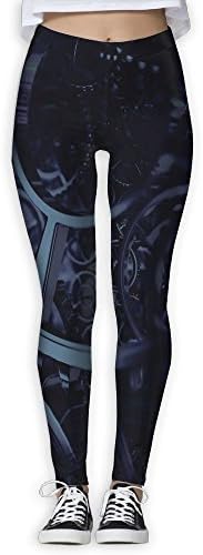 Weeben Yoga Power Flex Dry-Fit Pants - Steampunk Mechanism