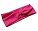 Yeshan Women and Girls Stretchable Criss Cross Twist Headband/Head wrap/Bandana/Turban/Sweat Wicking Headwear for Workout Running Yoga and Fitness,pack of 8