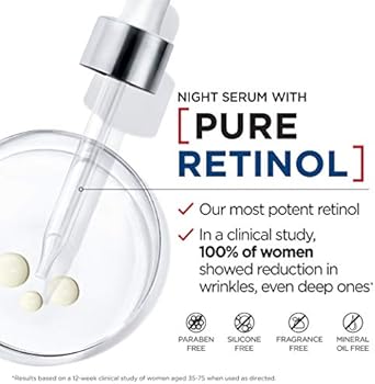 night serum with pure retinol