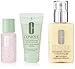 Clinique Great Skin, Great Deal Set For Combination Oily Skin Type III | All About Clean Liquid Face Soap, Clarifying Lotion + Dramatically Different Gel, Mini Travel Size