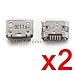 ePartSolution 2X Replacement for Nextbook 8 NX785QC8G Tablet Micro USB Charger Charging Port Dock Connector USB Port USA (2pcs)