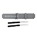 Replacement band for Garmin Vivoactive, Silicone Replacement Fitness Bands Wristbands with Metal Clasps for Garmin vivoactive GPS Smart Watch (grey)