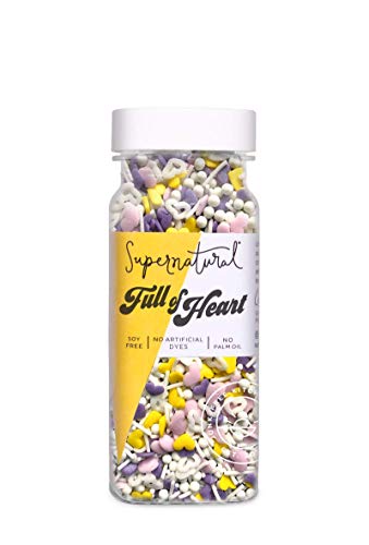Full of Heart Natural Valentine's Day Sprinkles by Supernatural, No Artificial Dyes, 3oz