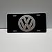 VW Logo License Plate Gloss black