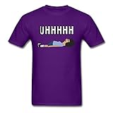 RoyTackitt Men's Tina UHHHHH T-Shirt Purple X-large