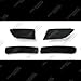 APS Compatible with Pontiac G8 2008-2009 Stainless Steel Black Billet Grille Grill Insert Combo P61093H