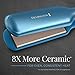 Remington Pro 2″ Professional Titanium Ceramic Hair Straightener, Flat Iron with Floating Plates for Smooth Glide, Blue, S9632thumb 3