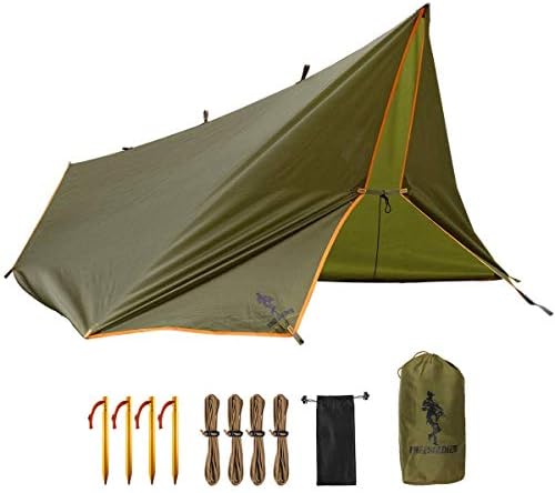 Free Soldier Waterproof Portable Tarp Multifunctional Outdoor Camping Traveling Awning Backpacking Tarp Shelter Rain Tarp Brown Buy Online At Best Price In Uae Amazon Ae