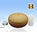 Essential Oil Diffuser by Smiley Daisy- Whisper-Quiet Cool Mist Humidifier - Enjoy Aromatherapy Experience with Your Favorite Scented Essential Oils (Walnut Brown)