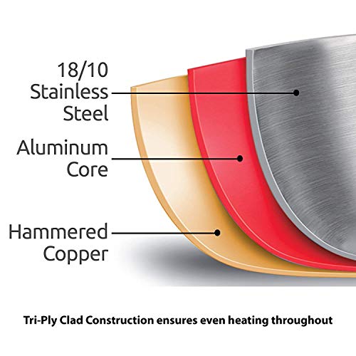 lagostina martellata hammered copper roaster