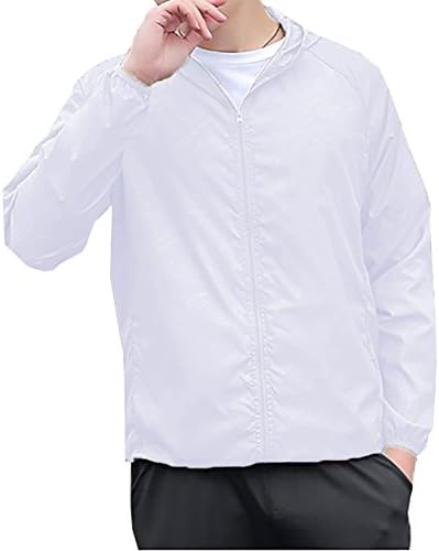 IKRR Women's UV Protect Lightweight Quick Dry Windproof Skin Coat Sun Protection Jacet for Men