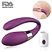 Wireless Remote U Shape Couple Love Stimulation Vibrating Toy with Strong Patterns Handsfree USB Waterproof Wand for Sore Back Foot Neck Leg Waterproofthumb 1