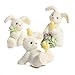 Factory Direct Craft Set of 6 Miniature Resin Springtime Bunny - Easter Table Favor Decorations (12)