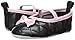 Luvable Friends Unisex Baby Crib Shoes, Black Mary Jane, 6-12 Months