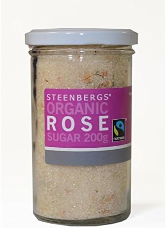 Steenbergs Organic Fairtrade Rose Sugar - 200g (0.44lbs)