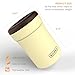 Bonke Snack Container - Leak Proof - BPA Free Plastic - 12 Oz Food jar - Perfect Baby, Girls, Boys, Kids lunch container - Fruits, Food storage containers - 1 Year Guarantee, Brown