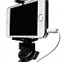 Selfie Stick for iPhone 6 6s Plus 5 5s 5c 4 | Android Samsung Galaxy S5 S6 LG G4 HTC One M9 Nexus OnePlus 2 | Plug and Play Stik for Easy Fast Photos | Black Handle