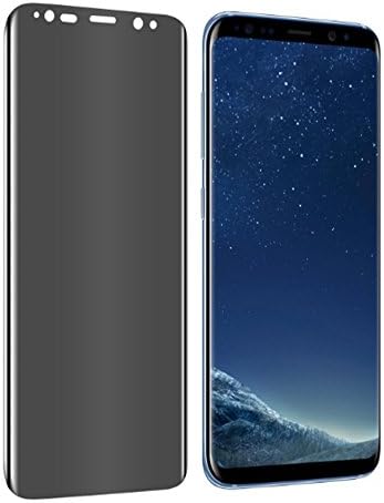 S8 Plus Screen Protector Privacy Anti-Spy ,Pabrito Premium 3D Touch Privacy Anti-Peep Tempered Glass Screen Protector Shield For Samsung S8 Plus (Anti Privacy)(Black)