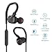 F-HeeBin Bluetooth Headphones Lightweight V4.1 Wireless Sport Stereo In-Ear Noise Cancelling Sweatproof Headset 8-Hour Playing Time with Mic, Premium Bass Sound, Secure Fit for Running (Black)