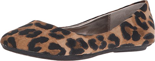 Steve Madden Women's P-Heaven Flat,Leopard Fabric,8.5 M US