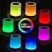 LED Night Lights, Eye Caring Touch Lamp for Bedrooms Living Room Portable Table Bedside Lamps with Rechargeable Internal Battery Dimmable Warm White Light & Color Changing RGB