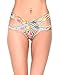 iHeartRaves Groovy Strappy Scrunch Back Rave Booty Shorts (Small/Medium)