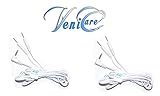 VeniCare Electrode Lead Wires / Cables for Digital Massager Tens 3.5mm One Pair (2pcs)