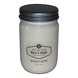 Nika's Home Dragon's Blood Soy Candle - 12oz Mason Jar