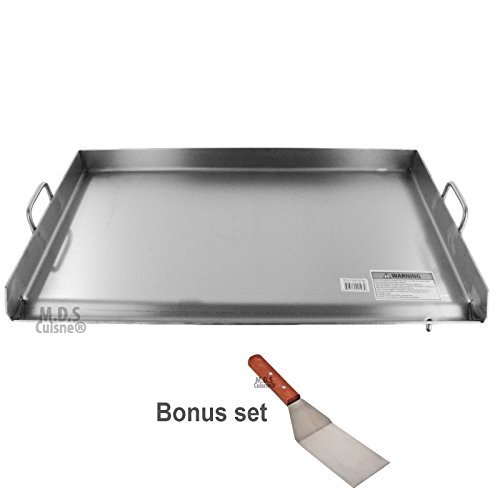 Griddle Grill Stainless Steel Plancha BBQ Heavy Duty Comal Outdoor Stove New - Thumbnail 7