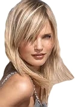 One Piece Clip In Fringe Bangs Hairpiece Ash Blonde Very Real Look