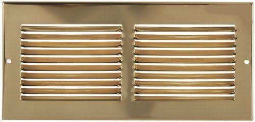 10" X 4" Brass Cold Air Return Vent Cover / Grille
