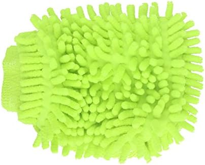 Microfiber Glove - Car Wash Mitt by Cazbe - Chenille Mitt - Premium Quality Cleaning Cloth - Car, Wood, Mirrors, Furniture & Glass. Best car Wash Mitt. Window cleaning & Auto Detailing. 100% guarantee.