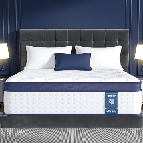 Grbsy 14 Inch Queen Hybrid Mattress