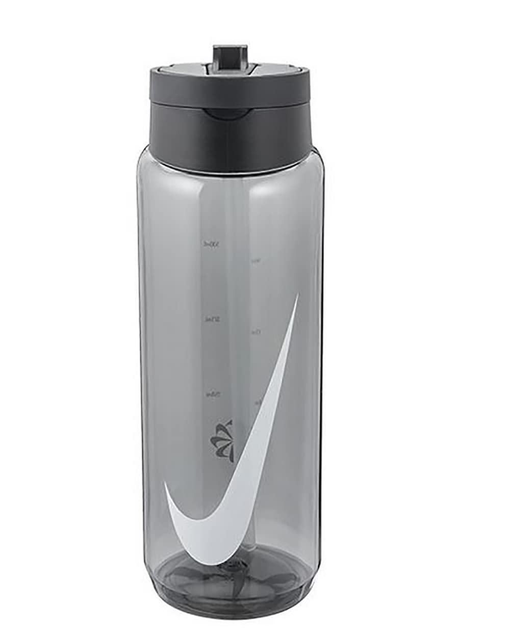 Nike TR Renew Recharge Straw Bottle 24oz 709 ml Water Bottle Sports Bottle Training Fitness, Anthracite/Black/White