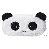 Start Cartoon Plush Portable Pencil Case Pen Bag For School Kids (Panda)