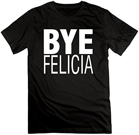 VARY Men's Bye Felicia Funny Farewell T-shirt Short Tee Black