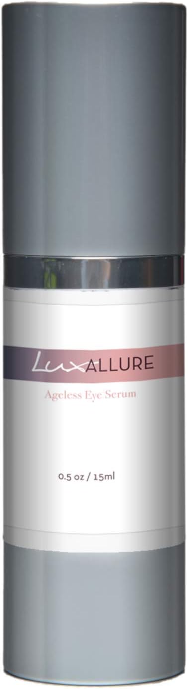 LUX Allure Ageless Eye Serum- Premium Under Eye Treatment- Advanced Anti-Aging Formula Restores Hydration and Youthful Glow to Skin (.5 ounce)