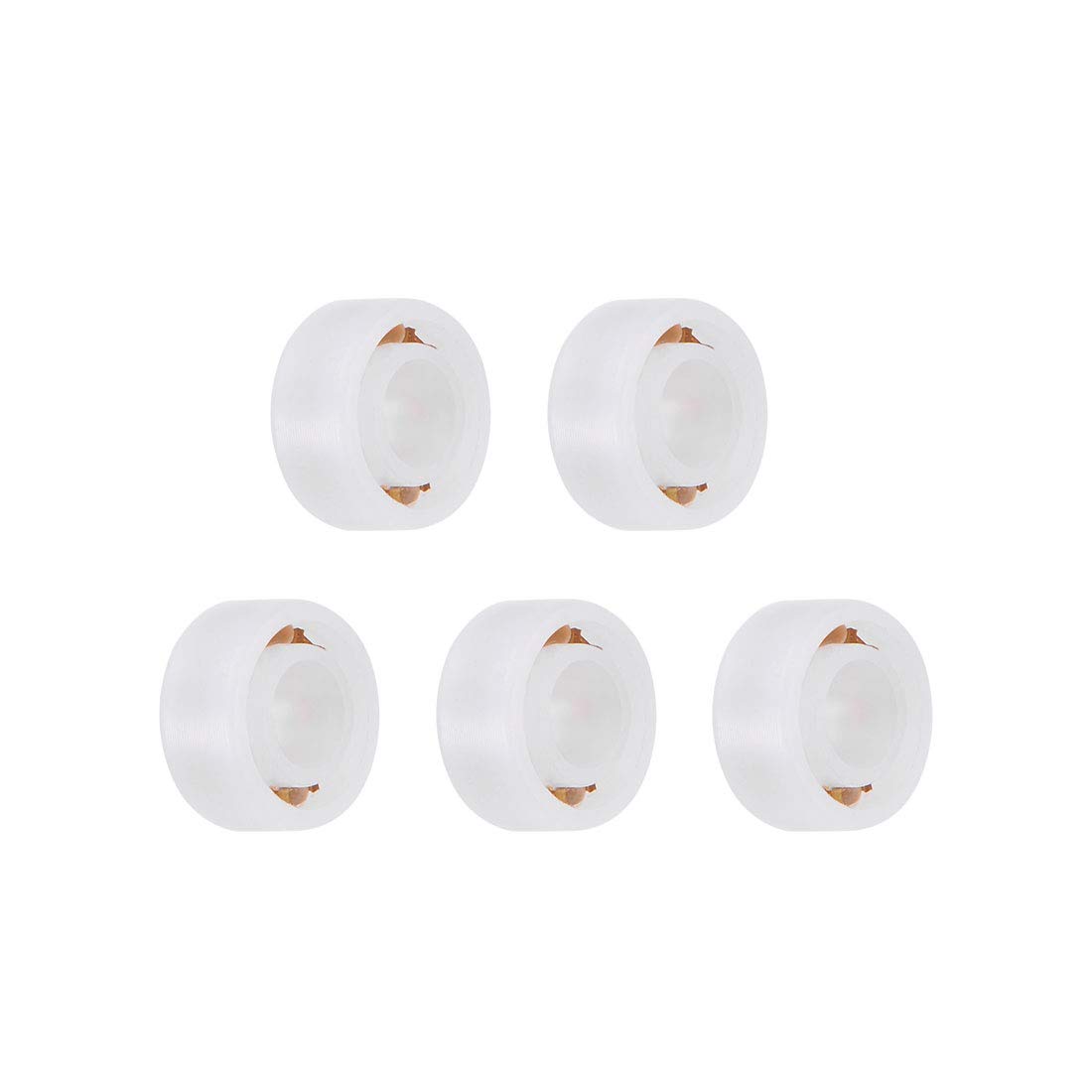 uxcell 683 POM Plastic Bearings 3x7x3mm Glass Ball Nylon Cage 5pcs