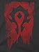Jinx World of Warcraft Horde Banner Men's Gamer Graphic T-Shirt, Charcoal Heather, Large