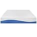 Olee Sleep King Mattress, 10 Inch Gel Memory Foam Mattress, Gel Infused for Comfort and Pressure Relief, CertiPUR-US Certified, Bed-in-a-Box, Medium Firm, Blue, King Size