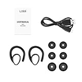 Losei Ear Hooks, Ear Tips, USB Cable,User Manual Matching with TWS-K2 Bluetooth Headphones