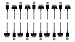 10 Pack Samsung Galaxy Tab USB Charging Data Cable (ECC1DP0UBEG, ECC1DP0UBEGSTA)