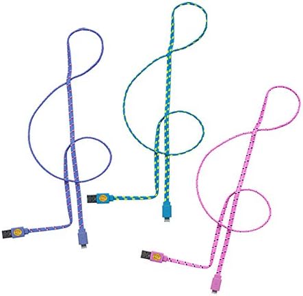 Set of 3 6ft Flat Braided 8pin to USB Cables for iPhone 6S 6 6Plus 5 5c 5s iPad