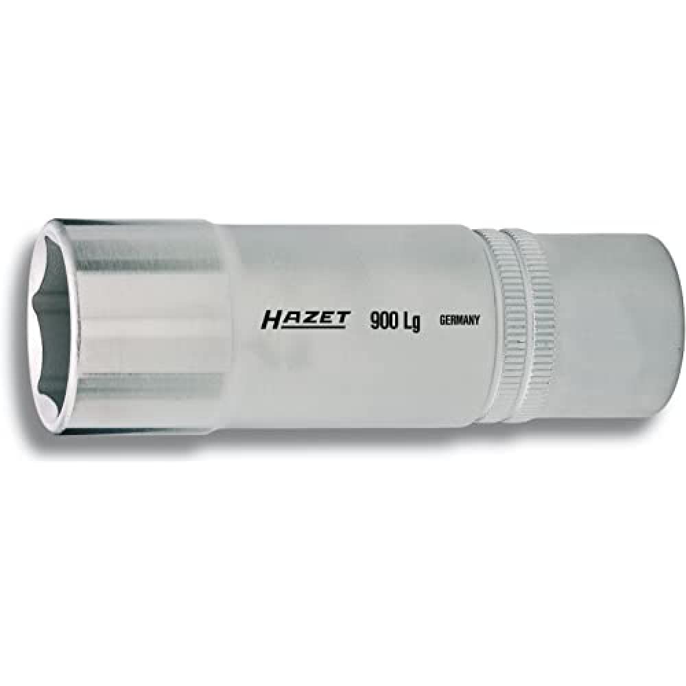 HAZET 900LG-21 85 mm 6-Point Hexagon Traction Profile Socket - Chrome-Plated/Polished