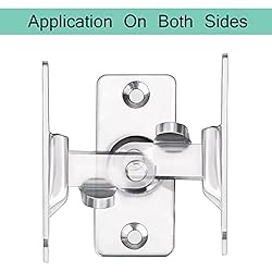 90 Degree Locking Privacy Lock Sliding barn Door